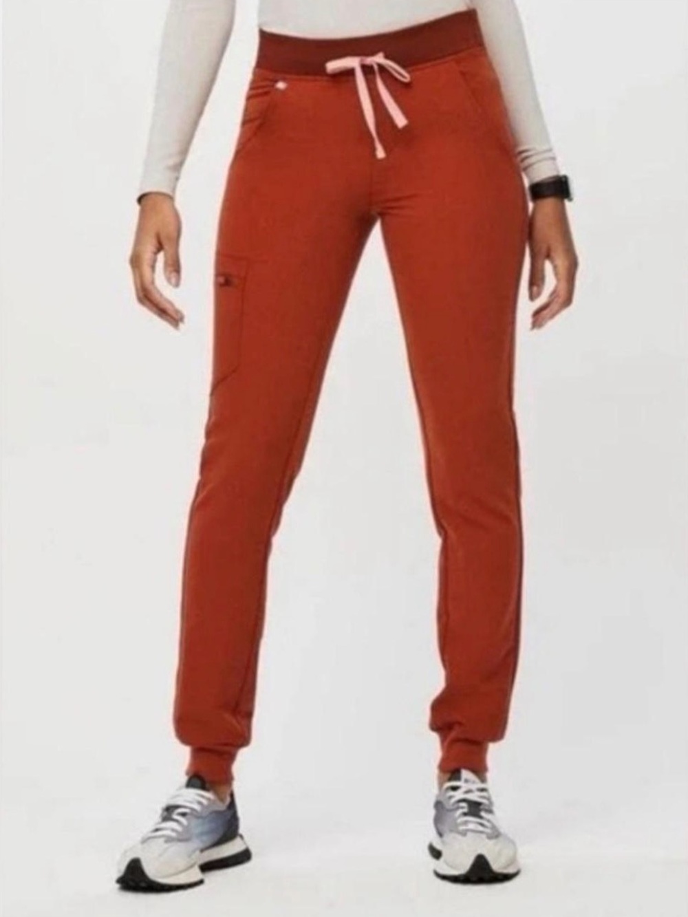 Figs Zamora Jogger Scrub Pants - Orange